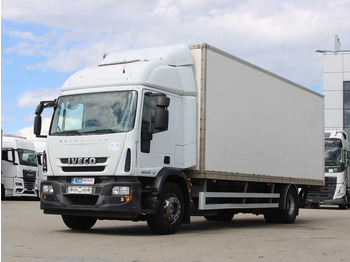 Box truck  Iveco EUROCARGO ML 190EL30, EURO 5, HYDRAULIC FRONT