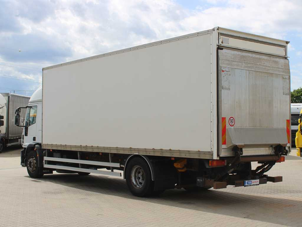 Box truck Iveco EUROCARGO ML 190EL30, EURO 5, HYDRAULIC FRONT
