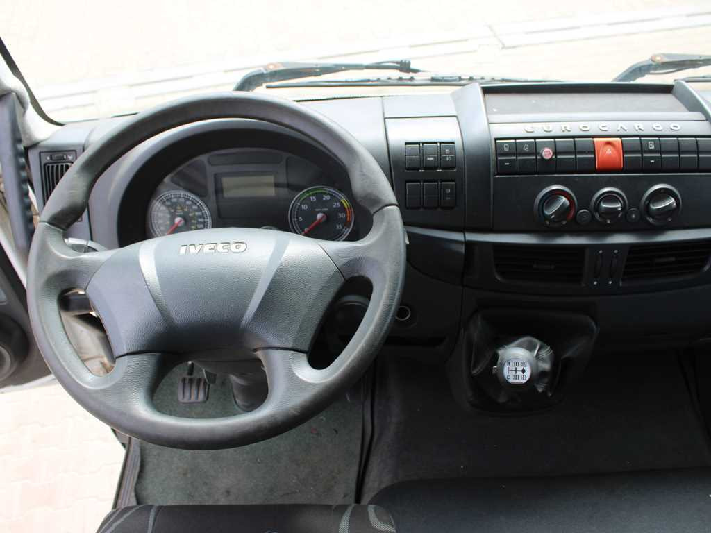 Box truck Iveco EUROCARGO ML 190EL30, EURO 5, HYDRAULIC FRONT