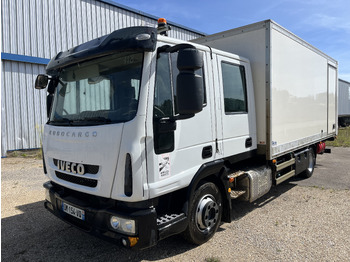 Box truck Iveco Eurocargo 100E22 caisse double cabine 7 places