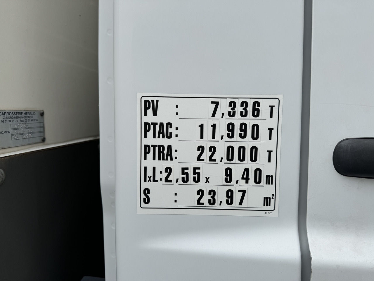 Box truck MERCEDES-BENZ ATEGO 1218