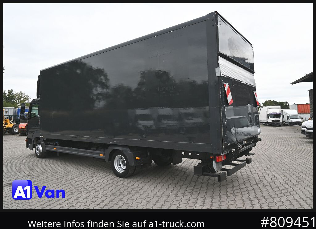 Box truck MERCEDES-BENZ Atego 818 Koffer LBW ,Klima ,Automatik