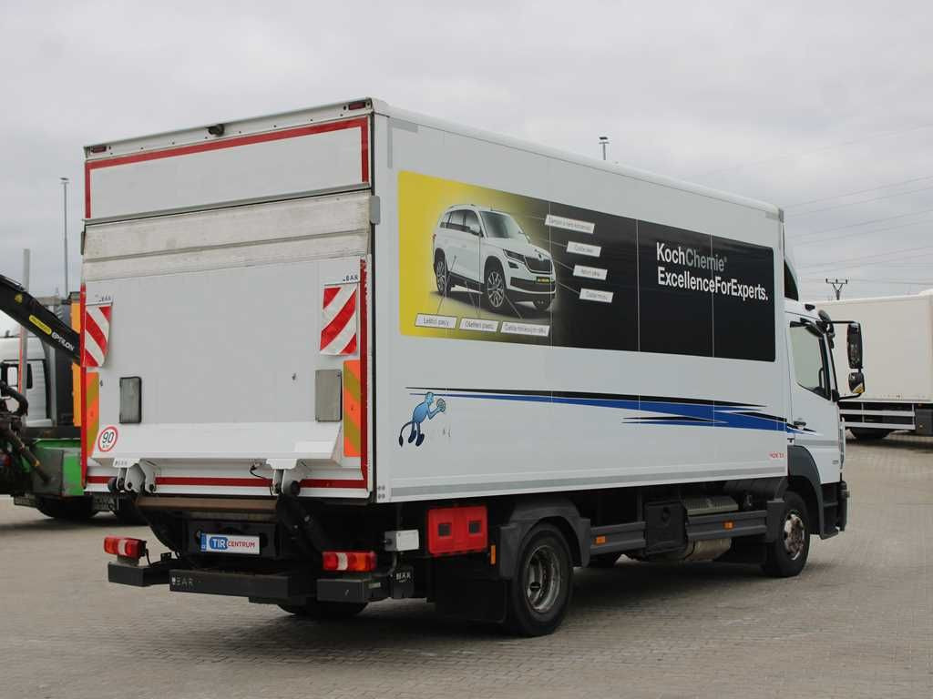 Box truck Mercedes-Benz ATEGO 1021, EURO 6, TAIL LIFT
