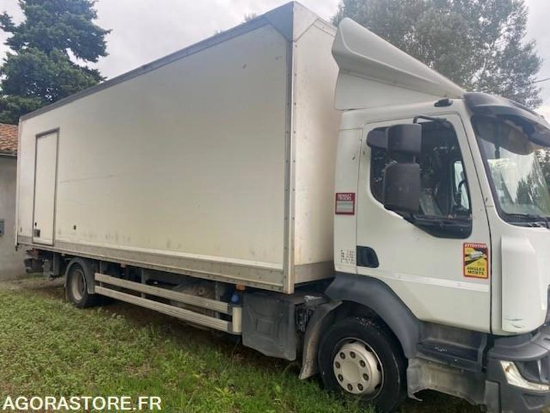 Box truck RENAULT FOURGON HAYON D12