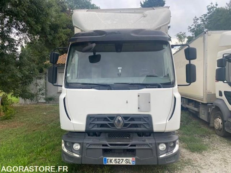Box truck RENAULT FOURGON HAYON D12