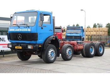 Mercedes-Benz 3228 8X4 FULL STEEL V 8 ENGINE MANUAL ZF GEARBOX - cab chassis truck