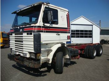 Cab chassis truck Scania 143-450 6x4 v8 engine