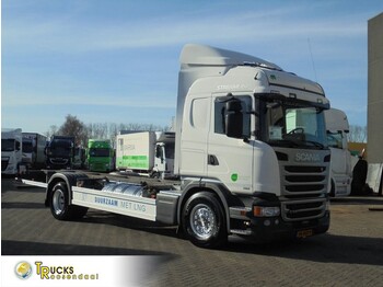 Scania G 340 + Euro 6 + LNG + Manual+BDF - cab chassis truck