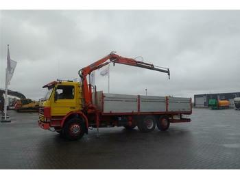 Cab chassis truck Scania P92.270 6X2 MANUAL FULL STEEL HIAB 985