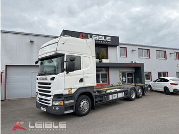 Scania R 410 6x2*4 Lenkachse*BDF Hydro Hubrahmen Vantec  - cab chassis truck