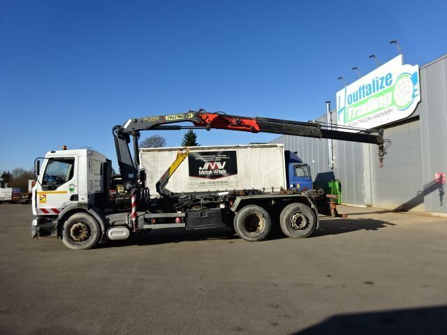 Cable system truck Renault Premium 370 dci - 6x2 - container system - crane/grue