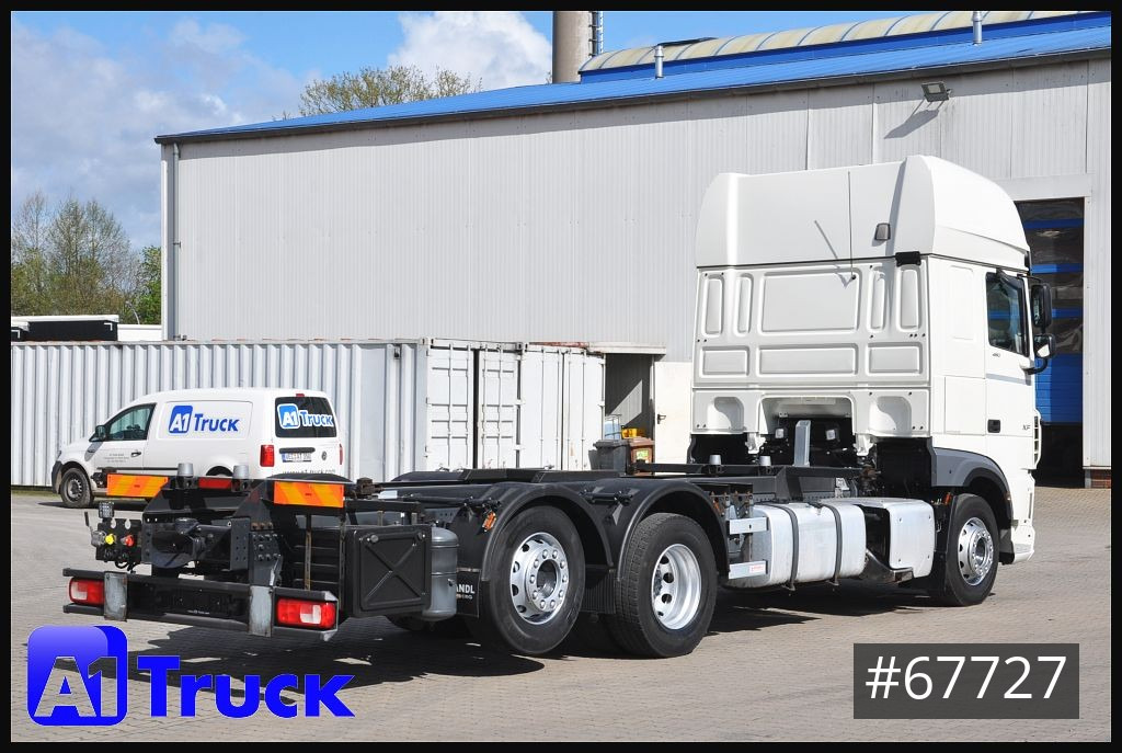 Container transporter/ Swap body truck DAF XF 480 FAR SSC, BDF Intader, Standklima,