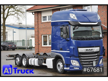 Container transporter/ Swap body truck DAF XF 480, SCC, 7,82 Jumbo, Standklima,
