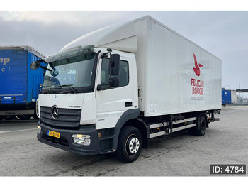 Container transporter/ Swap body truck Mercedes-Benz Atego 1218 Day Cab, Euro 5, BDF / Automatic / standklima / DHOLLANDIA 2000KG