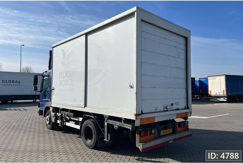 Container transporter/ Swap body truck Mercedes-Benz Atego 816 Day Cab, Euro 5, BDF / EPS automatic / standklima / Hydraulic system