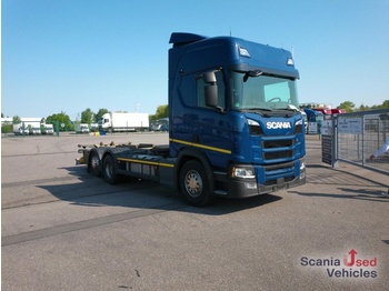 SCANIA R 410 B6x2*4NB BDF Lift- Lenkachse NAVI DAB Kamera - container transporter/ swap body truck