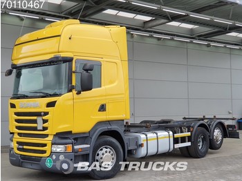 Container transporter/ swap body truck Scania R450 R450 6X2 Retarder Liftachse Standklima Euro 6