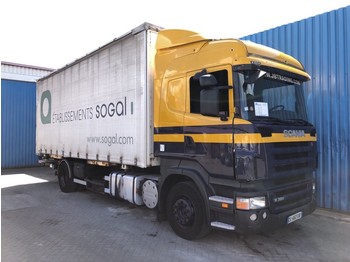 Container transporter/ swap body truck Scania R 380 Manual, Retarder, Airco, Twistlocks, euro 4