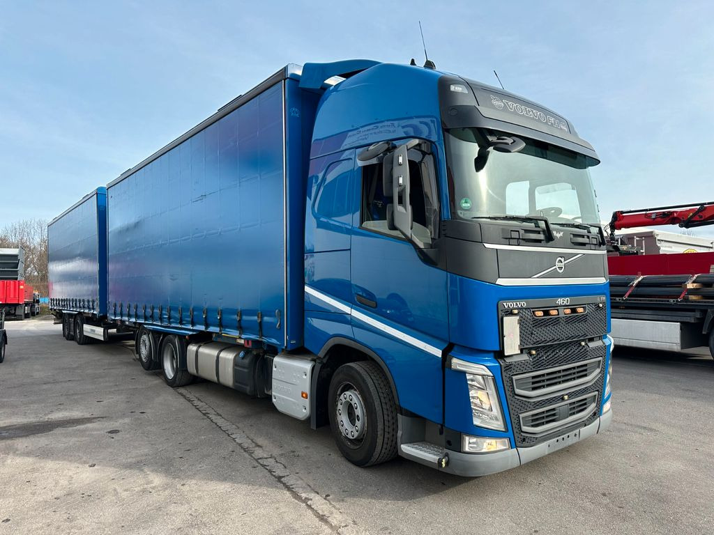 Container transporter/ Swap body truck Volvo FH460*GT XL*WB Hubdach*Stahl*Krone Tandem