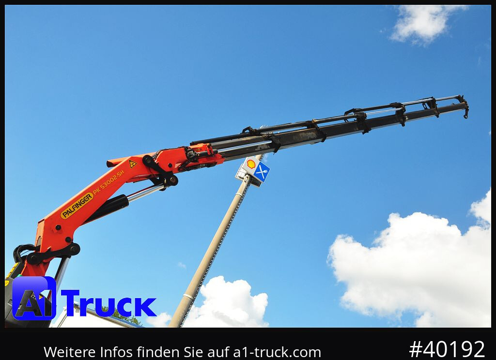 Crane truck MAN TGX 26,460, PK53002-, Container  Lift-Lenkachse,