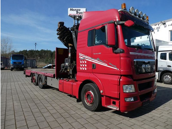 Crane truck MAN TG-S 26.480 6x2 Pritsche Kran Hiab 422/Twistlook 