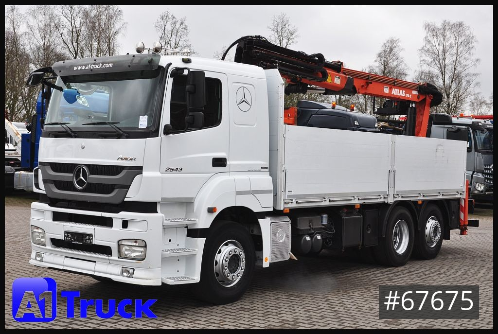 Crane truck MERCEDES-BENZ Axor 2543,  Atlas 170.2  Kran, Lift-Lenkachse,