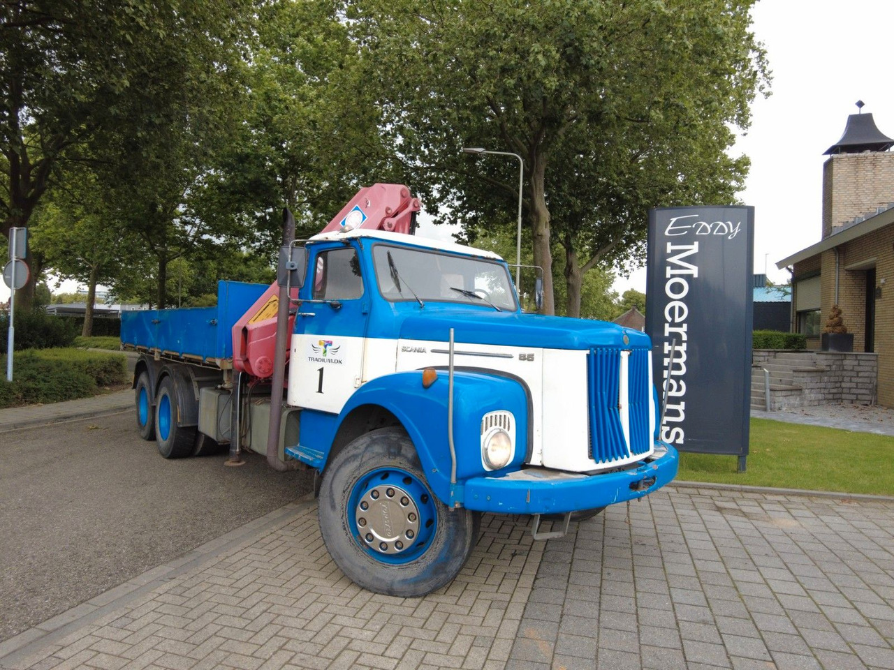 Crane truck Scania 86 6x2