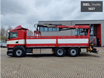 Crane truck Scania G320 / Rückfahrkamera  / Fassi / Lenkachse 