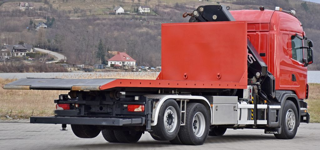Crane truck Scania G 400 * Abschleppwagen 6,40m* KRAN + FUNK * TOP