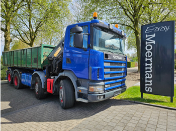 Crane truck Scania R 124G 420 8x2