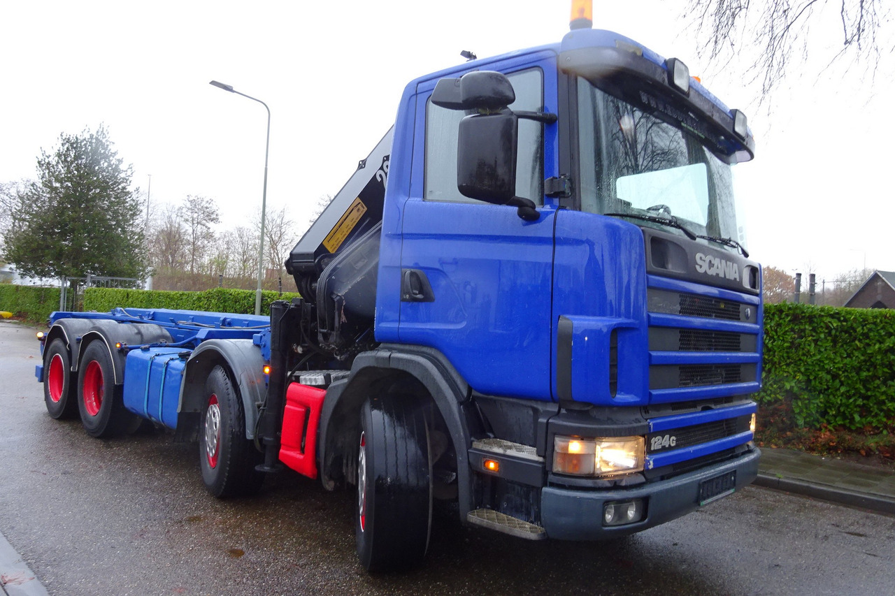Crane truck Scania R 124G 420 8x2