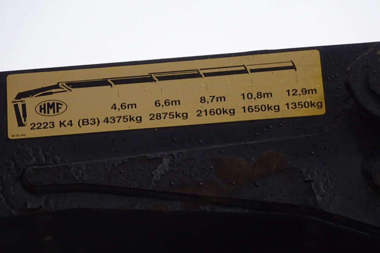 Crane truck Scania R 124G 420 8x2