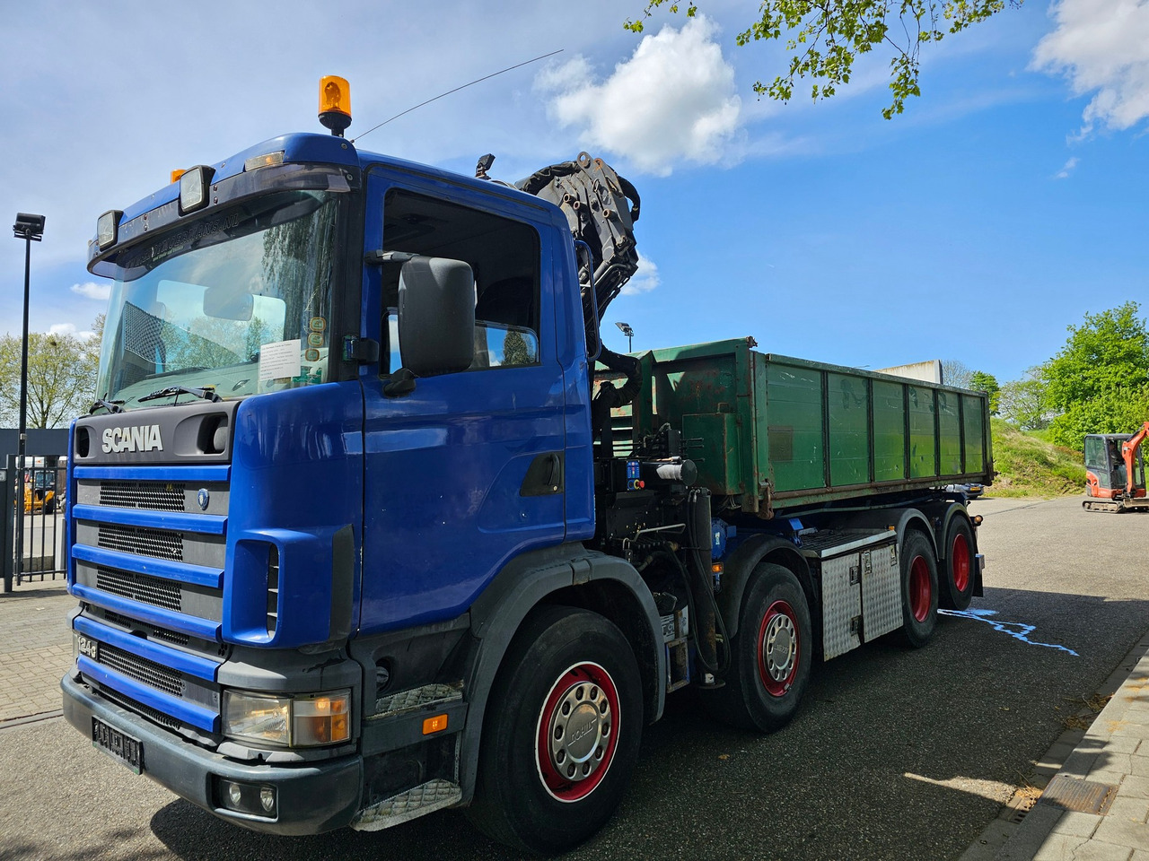Crane truck Scania R 124G 420 8x2