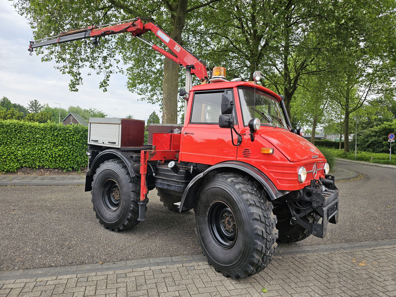 Crane truck Unimog 406/U9000 4x4