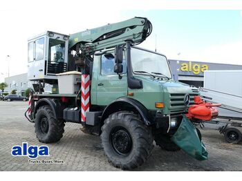 Unimog U 5000/Kampfmittelbeseitigungsfzg./Kran  - crane truck