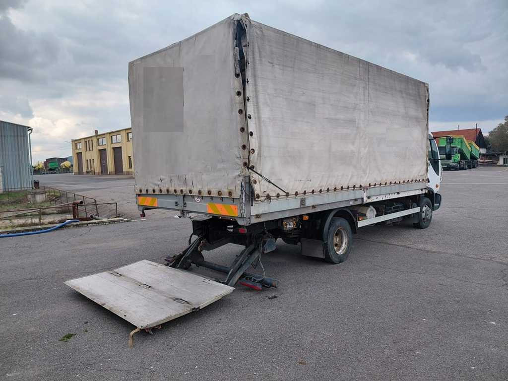Curtainsider truck Avia D90, EURO 3, SIDES, HYDRAULIC FRONT