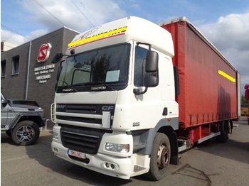 Curtainsider truck DAF 85 CF 410 problem motor dammage