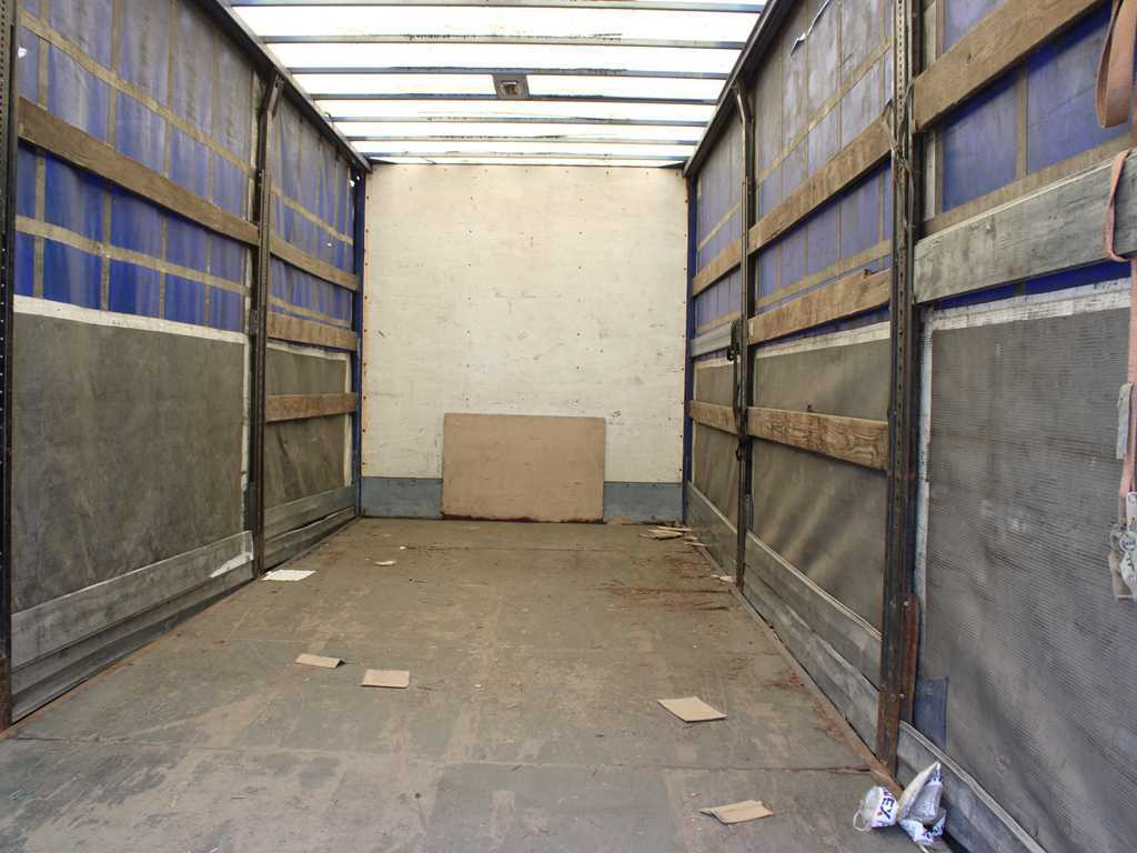Curtainsider truck DAF FA LF 45, EURO 5, HYDRAULIC FRONT