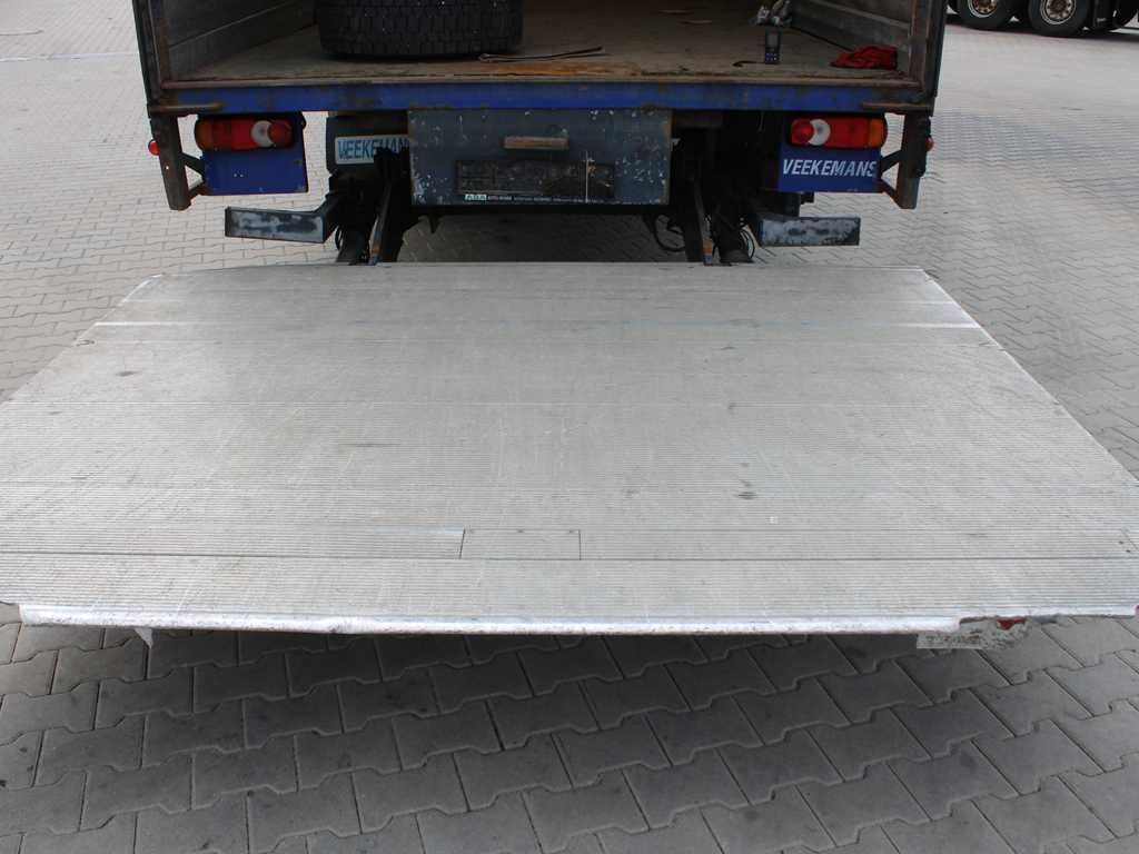 Curtainsider truck DAF FA LF 45, EURO 5, HYDRAULIC FRONT