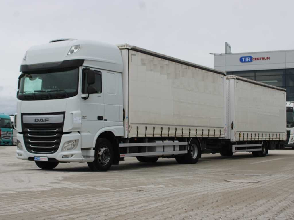 Curtainsider truck DAF XF 440 FA, EURO 6, SECONDARY AIR CONDITIONING