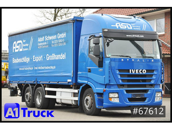 Curtainsider truck IVECO Stralis 420, lenkachse, Liftachse, LBW
