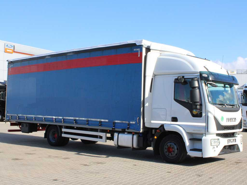 Curtainsider truck Iveco EUROCARGO 120E25, EURO 6