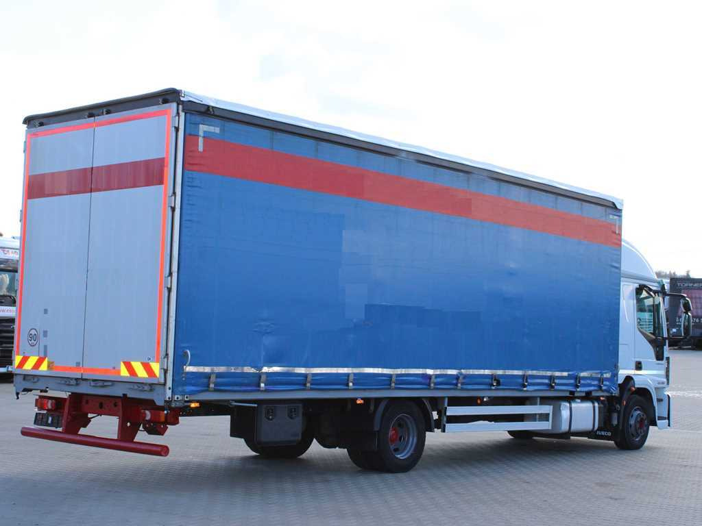 Curtainsider truck Iveco EUROCARGO 120E25, EURO 6