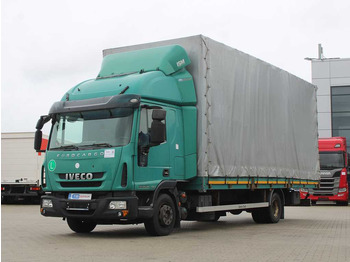 Curtainsider truck  Iveco EUROCARGO 120EL22, EURO 5