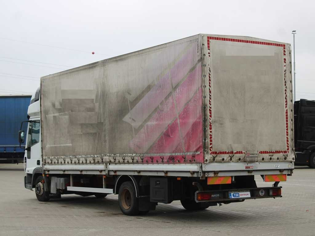 Curtainsider truck Iveco EUROCARGO ML 75 E 15, EURO 3, SLEEPING CABIN