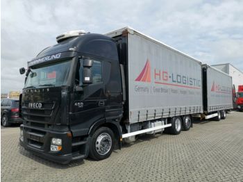 Curtainsider truck Iveco Stralis 450 / JUMBO / EEV / Retarder / XL Code