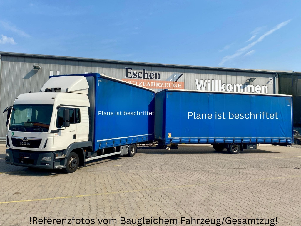 Curtainsider truck MAN TGL 12.250 4x2 BL