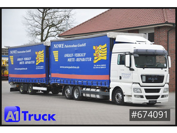 Curtainsider truck MAN TGX 26.400 XLX Jumbo Komplettzug