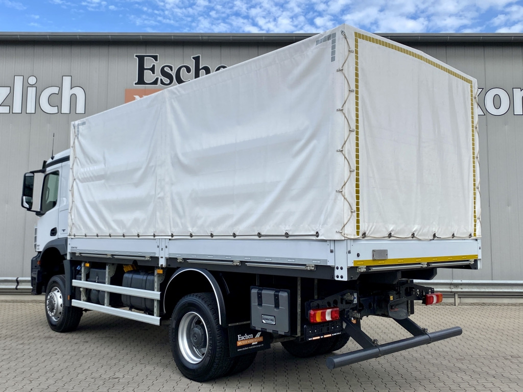 Curtainsider truck Mercedes-Benz 1827 BB A 4x4 Arocs