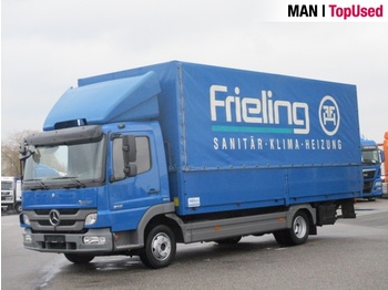 Curtainsider truck Mercedes-Benz 816 L, Euro 5, Pritsche/Plane, LBW